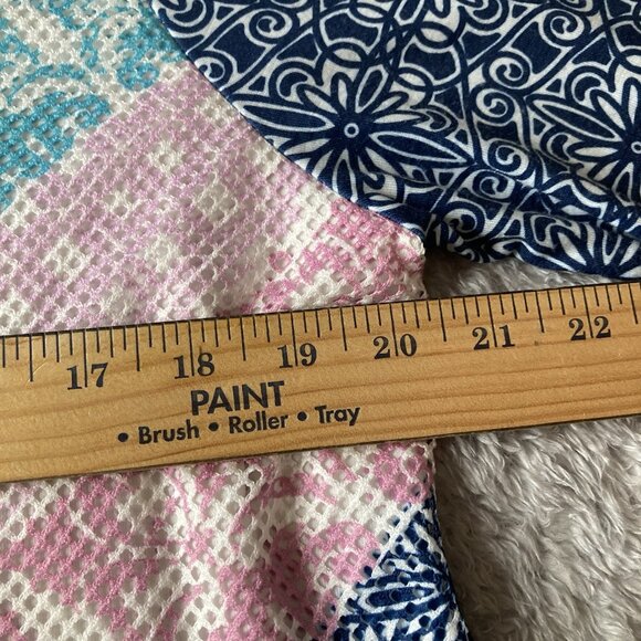 Alfred Dunnar Women's Long Sleeve Multicolored Pullover Blouse Size M - Picture 3 of 5